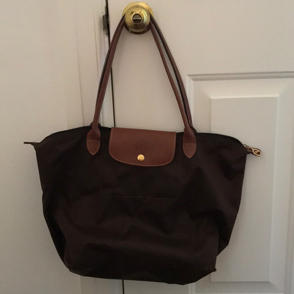 Brown Longchamp Tote Bag